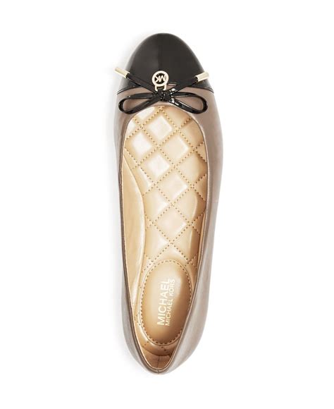 michael kors leather devon|Michael Kors leather flats.